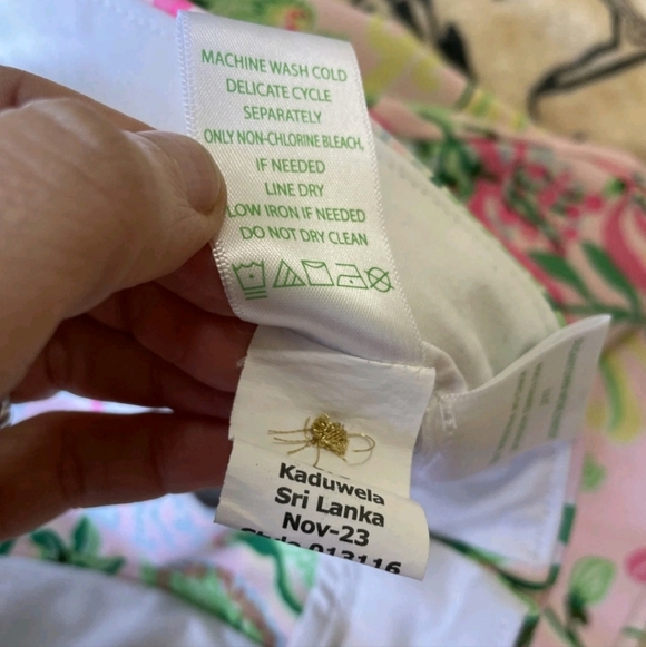 Lilly Pulitzer Size 12 Colette Knit Skort Multi Via Amore Spritzer Floral  Birds - Picture 4 of 12